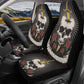 Sword Skull Car Seat Cover car mat full set, Gothic seat cover mat for car, skull car mat, skeleton gothic skull mat seat protector for car