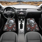Motorcycle Skull Car Seat Cover car mat, Grim reaper skull seat cover mat for car Biker gothic skull gothic car seat cover Halloween car mat