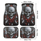 Motorcycle Skull Car Seat Cover car mat, Grim reaper skull seat cover mat for car Biker gothic skull gothic car seat cover Halloween car mat