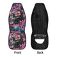 Gothic Skull Seat Cover for car skull mat for car Skeleton skull seat cover mat for car Rose skull car seat cover, skull mat cover for car