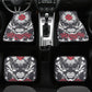 Floral skull Car Seat Cover car mat, Halloween skull car seat cover mat Rose gothic skull car seat protector covers mat skeleton car mats