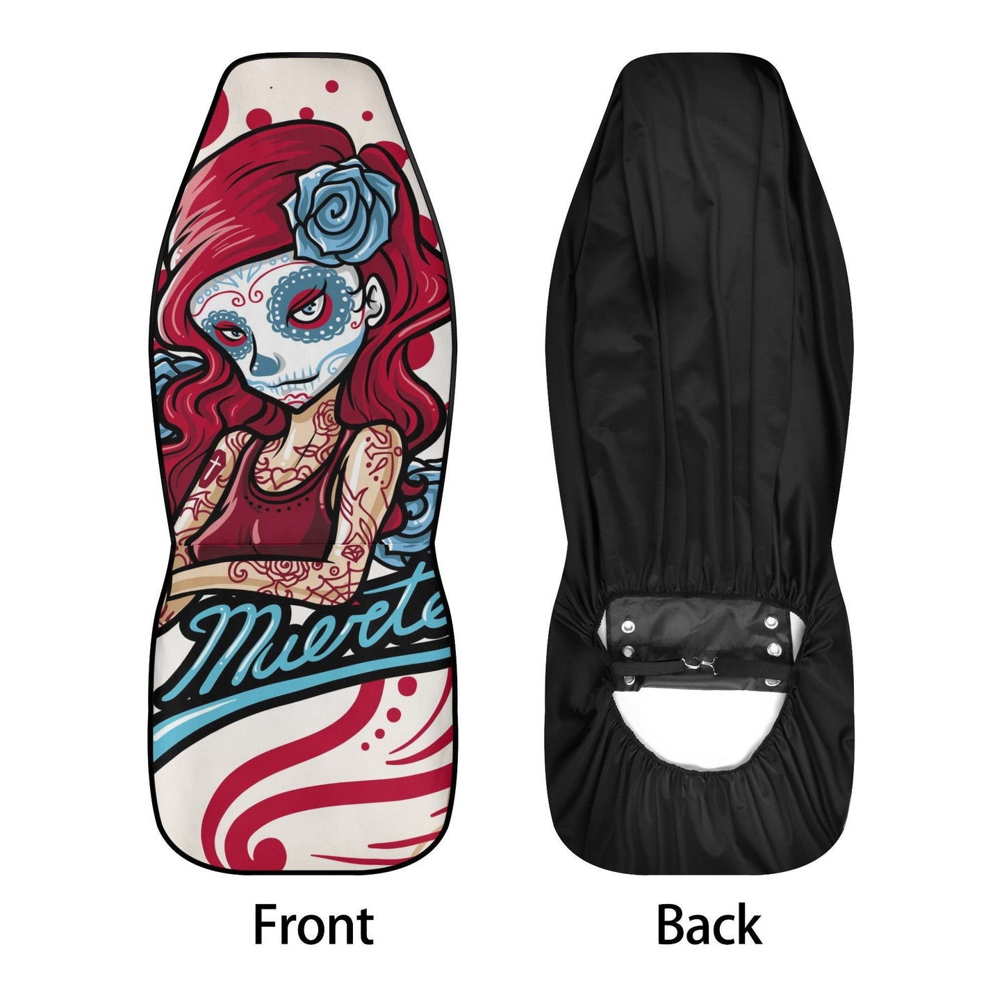 Day of the dead girl Car Seat Covers car mats Dia de los muertos girl car seat cover mat Halloween sugar skull car seat protector covers mat