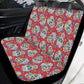 Candy skull calaveras Mexican skull Car Seat Covers car mats, day of the dead car seat cover mats, sugar skull car accessories covers mats