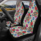 Candy skull calaveras Mexican skull Car Seat Covers car mats, day of the dead car seat cover mats, sugar skull car accessories covers mats