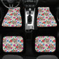 Candy skull calaveras Mexican skull Car Seat Covers car mats, day of the dead car seat cover mats, sugar skull car accessories covers mats