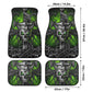 Dragon Skull car seat cover car mat, skull mat seat cover for car, Skeleton skull seat cover mat for car, Halloween skull mat cover for car