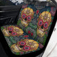 Sugar skull seat cover for car, Day of the dead Seat Covers mat for car, Candy skull car seat protector accessories skull seat cover for car