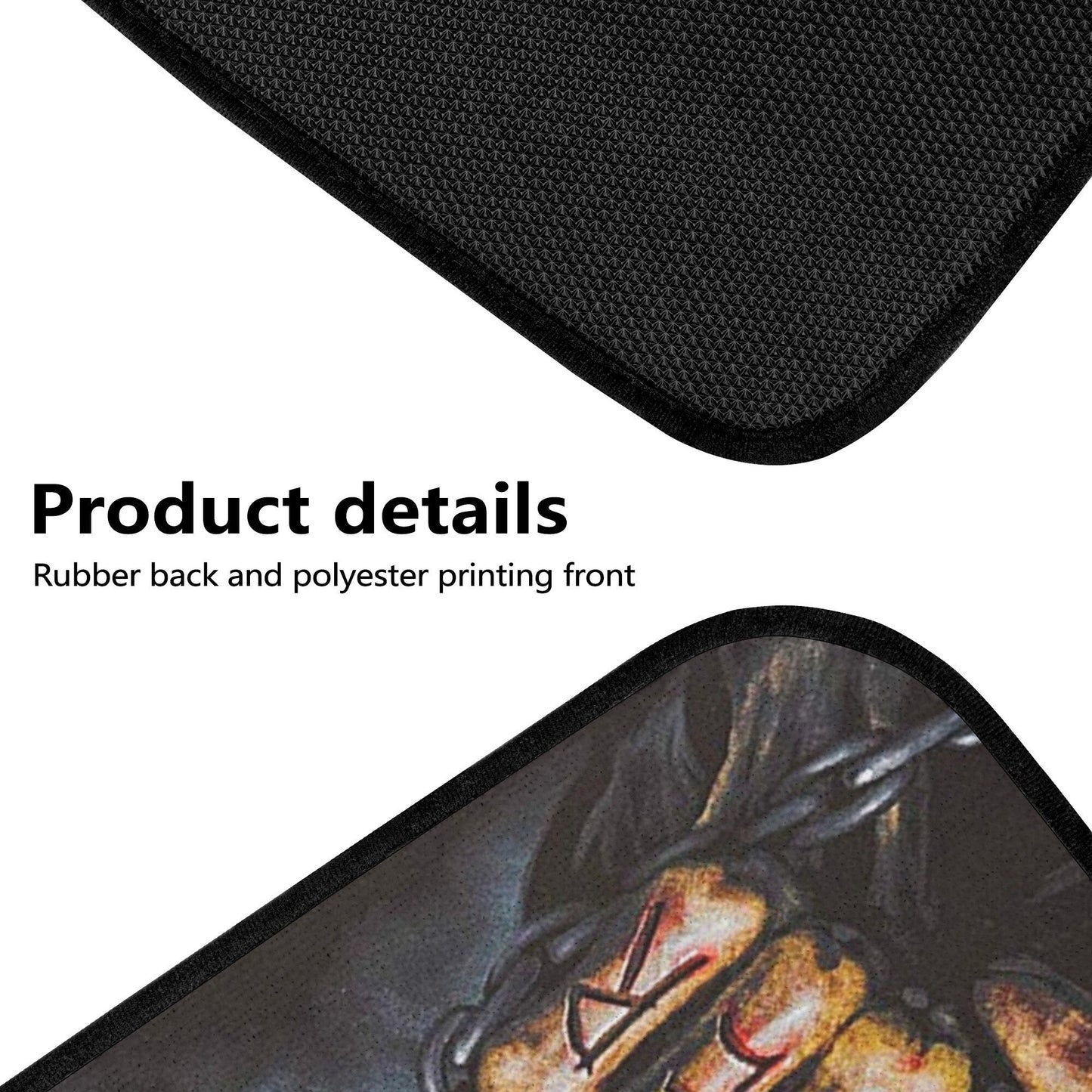 Grim reaper Game over Skull Seat Cover for car, skull rug for car, Halloween skull car seat cover skull mat for car, gothic skull car mat