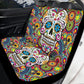 Sugar skull dia de los muertos calaveras Car Seat Covers, day of the dead car mats, sugar skull car accessories, skull car seat covers mats