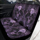Flaming skull gothic car seat covers car mats, Halloween car mat seat covers, Skeleton grim reaper car mat car accessories seat covers