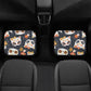 Sugar skull cat Car Seat Covers car mat Mexican skull day of the dead car seat cover mats, dia de los muertos car accessories mat seat cover