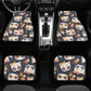 Sugar skull cat Car Seat Covers car mat Mexican skull day of the dead car seat cover mats, dia de los muertos car accessories mat seat cover