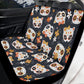 Sugar skull cat Car Seat Covers car mat Mexican skull day of the dead car seat cover mats, dia de los muertos car accessories mat seat cover