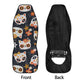 Sugar skull cat Car Seat Covers car mat Mexican skull day of the dead car seat cover mats, dia de los muertos car accessories mat seat cover