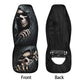 Grim reaper skull Car Seat Cover car mat, Halloween death car seat cover mat ghost skull car seat protector covers mat skeleton car mats