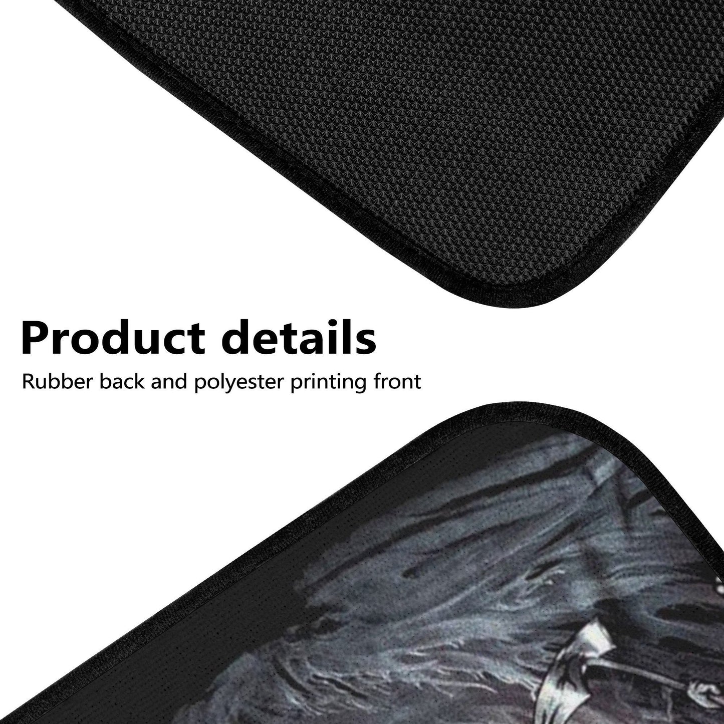 Grim reaper skull seat cover for car, skull rug mat for car, Halloween skeleton car seat cover, Death ghost skull car seat cover car mats