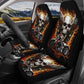 Motorcycle skull Car Seat Cover mat, Biker skull seat cover mat skeleton car seat cover, Death reaper skull seat protector cover mat for car