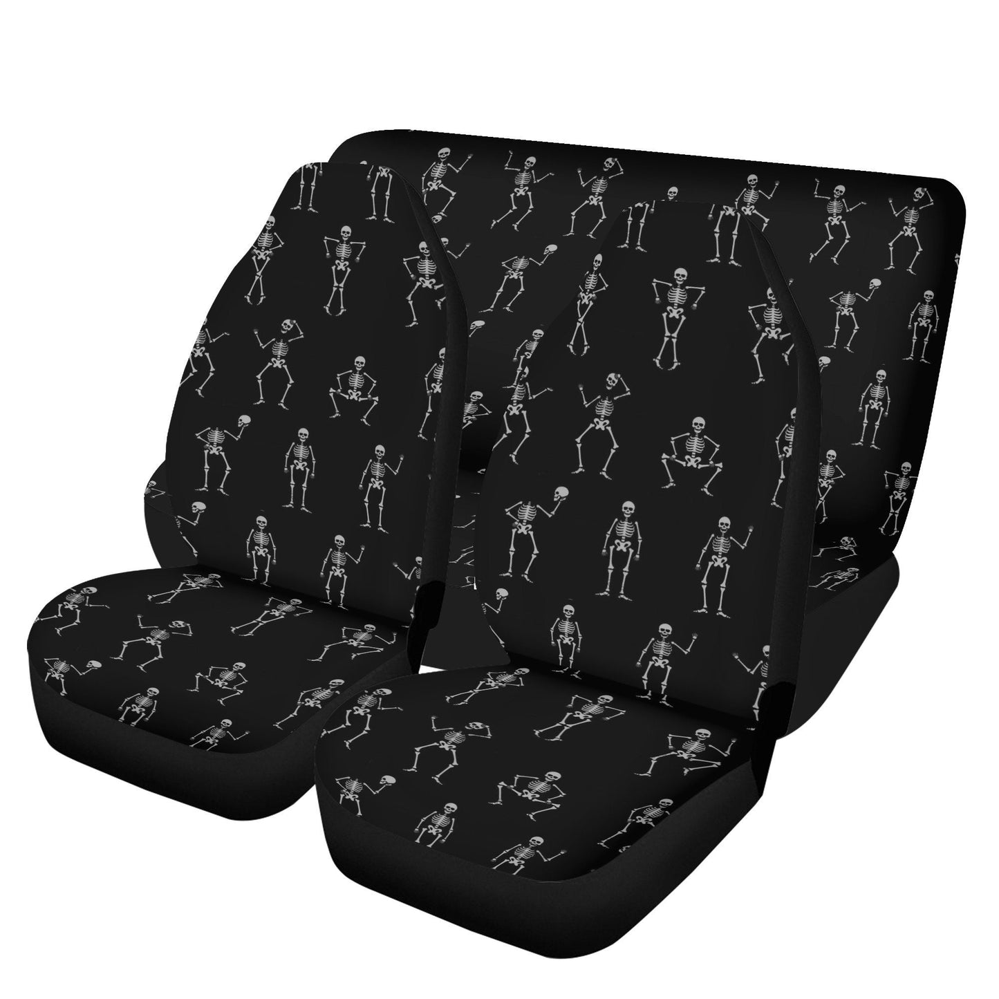Skeleton dance skull Car Seat Cover car mat Gothic death car seat cover mat ghost skull car seat protector covers mat skeleton car protector
