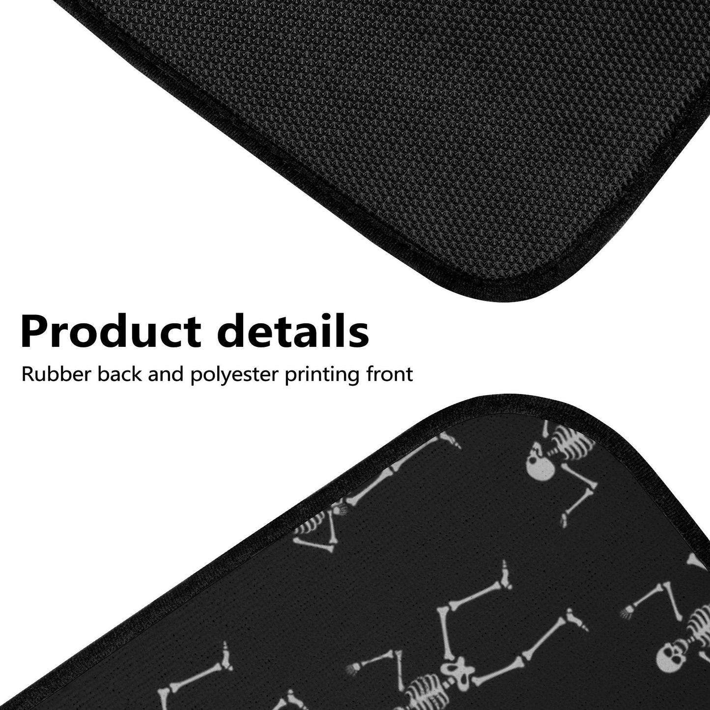 Skeleton dance skull Car Seat Cover car mat Gothic death car seat cover mat ghost skull car seat protector covers mat skeleton car protector