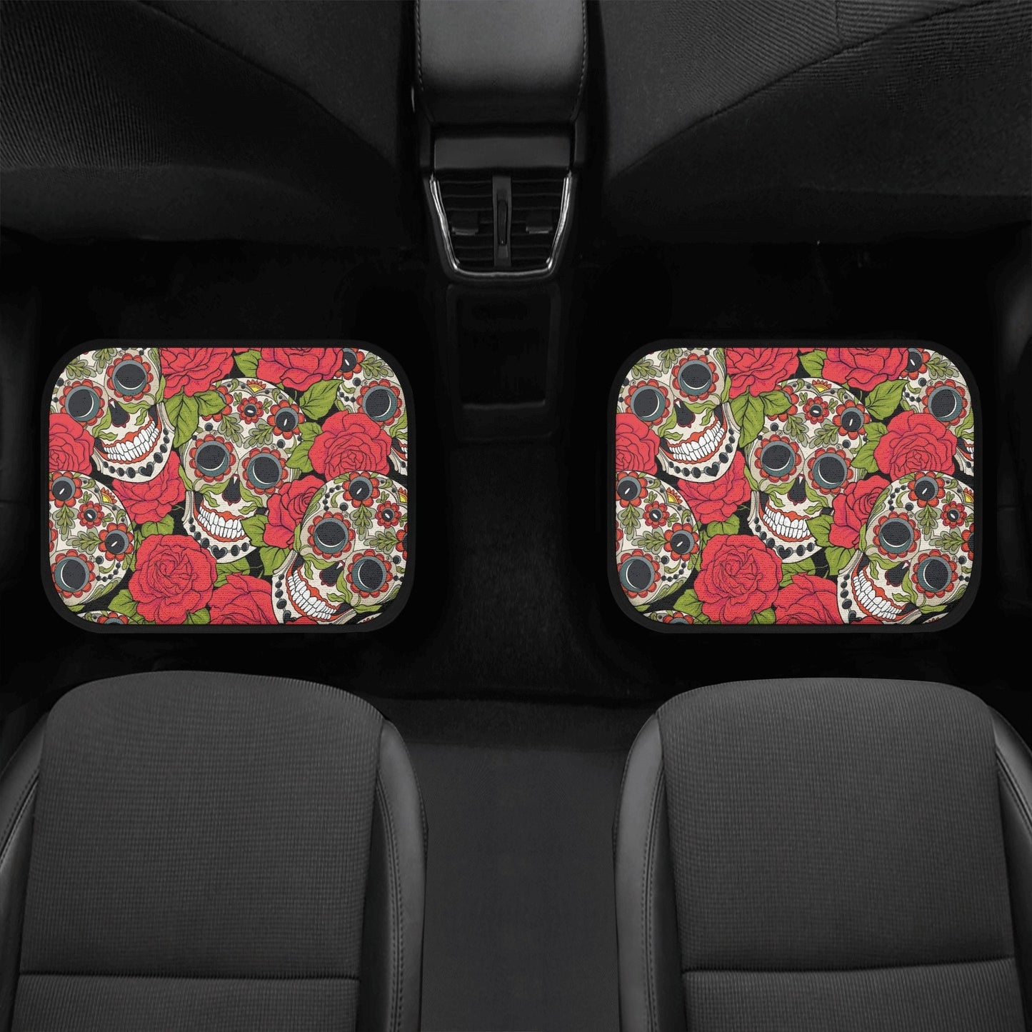 Sugar skull Car Seat Covers car mat, cinco de mayo car seat protector calaveras Mexican skull car mat candy skull car accessories seat cover