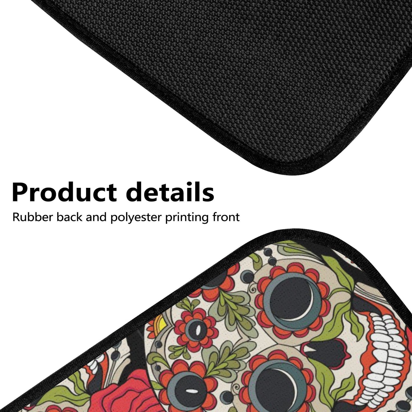 Sugar skull Car Seat Covers car mat, cinco de mayo car seat protector calaveras Mexican skull car mat candy skull car accessories seat cover