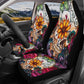 Rose Sugar skull Car Seat Covers car mat flower skull car seat protector Floral Mexican skull car mat candy skull car accessories seat cover