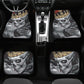King Queen Grim reaper skull Car Seat Cover car mat Halloween death car seat cover mat ghost car seat protector covers mat skeleton car mats