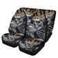 King Queen Grim reaper skull Car Seat Cover car mat Halloween death car seat cover mat ghost car seat protector covers mat skeleton car mats