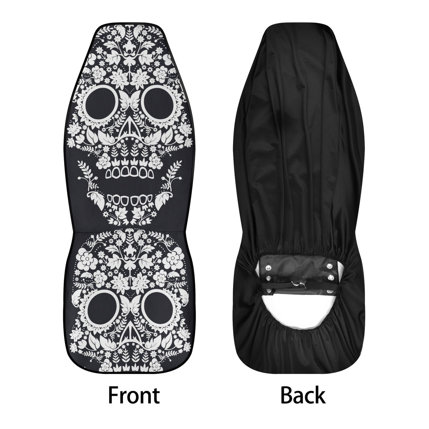 Rose Sugar skull Car Seat Covers car mat flower skull car seat protector Floral Mexican skull car mat candy skull car accessories seat cover