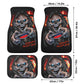 Grim reaper skull Car Seat Cover mat, Game never die skull seat cover mat skeleton car seat cover, skull seat protector cover mat for car