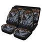 Grim reaper skull Car Seat Cover mat, Skeleton seat cover mat skeleton car seat cover, Halloween evil skull seat protector cover mat for car