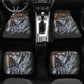 Grim reaper skull Car Seat Cover mat, Skeleton seat cover mat skeleton car seat cover, Halloween evil skull seat protector cover mat for car