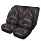 Ghost skull Car Seat Cover mat, Death skull seat cover mat for car Halloween skull skeleton seat cover, skull car mat, skull seat cover car
