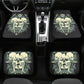 Grim reaper Car Seat Cover skull car mat Halloween skull seat cover mat for car Death seat protector cover mat for car, ghost car seat cover