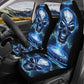 Grim reaper Car Seat Cover skull car mat Halloween skull seat cover mat for car Flaming skull seat cover mat for car, ghost car seat cover