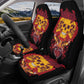 Halloween Car Seat Cover skull car mat, Skeleton skull seat cover mat for car, Gothic skull seat cover mat for car, ghost car seat cover