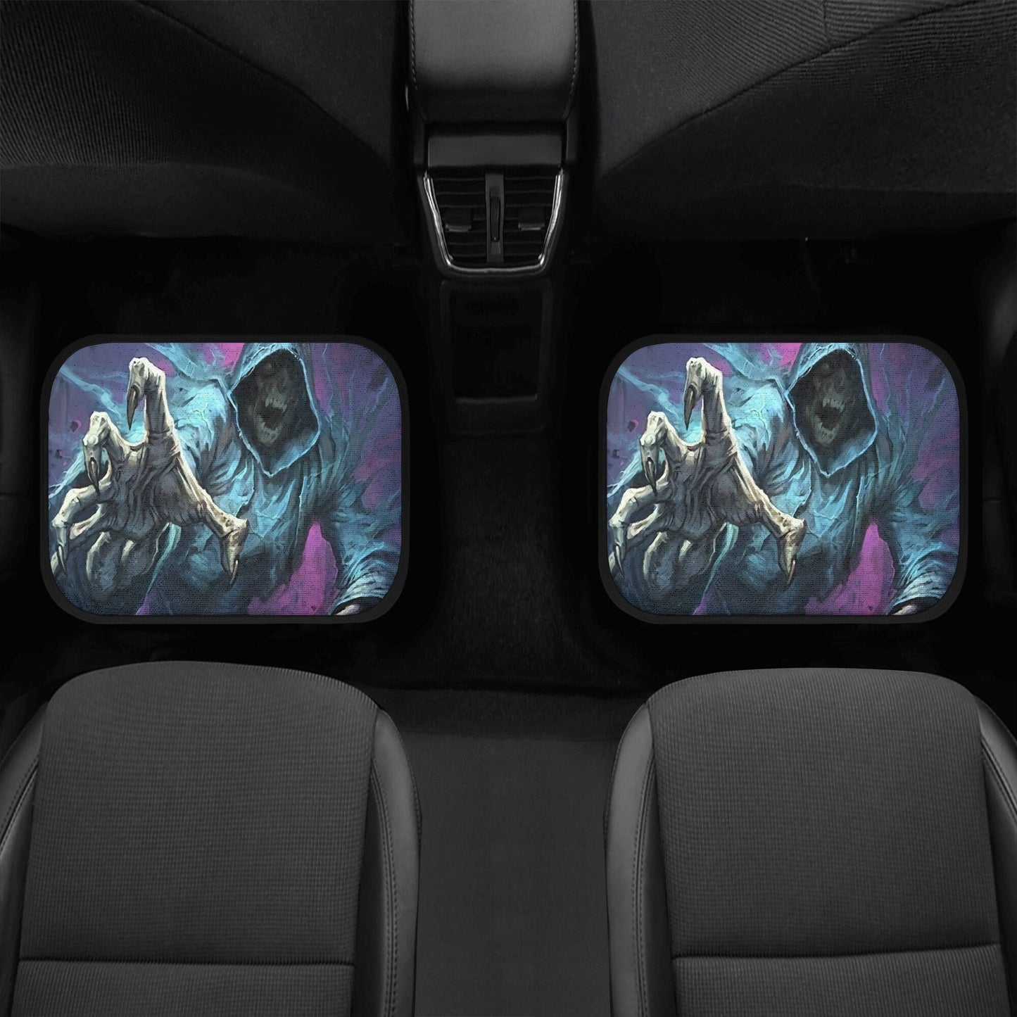 Grim reaper skull Car Seat Cover car mat, Halloween death car seat cover mat ghost skull car seat protector covers mat skeleton car mats