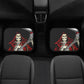 Death Grim reaper skull Car Seat Cover car mat, Halloween horror car seat cover mat ghost car seat protector covers mat skeleton car mats