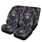 Grim reaper skull Car Seat Cover car mat Halloween death car seat cover mat evil horror skull car seat protector cover mat skeleton car mats