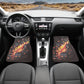 Skull in fire gothic Car Seat Cover car mat, Halloween death car seat cover mat grim reaper car seat protector covers mat skeleton car mats