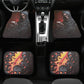 Fire Grim reaper skull Car Seat Cover mat, Halloween flaming skull car seat cover mat ghost skull car seat protector covers gothic car mats
