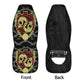 Grim reaper Car Seat Cover skull car mat Halloween skull seat cover mat for car Flaming skull seat cover mat for car, ghost car seat cover