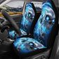 Flaming skull Car Seat Cover skull car mat Halloween skull seat cover mat for car skull in fire seat cover mat for car, ghost car seat cover