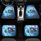 Flaming skull Car Seat Cover skull car mat Halloween skull seat cover mat for car skull in fire seat cover mat for car, ghost car seat cover
