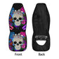 Floral skull seat cover for car, Day of the dead skull Seat Covers mat for car skull seat cover rug mat for car floral skull car seat covers