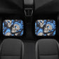Flaming skull seat cover for car, Day of the dead skull Seat Covers mat for car skull seat cover rug mat for car floral skull car seat cover