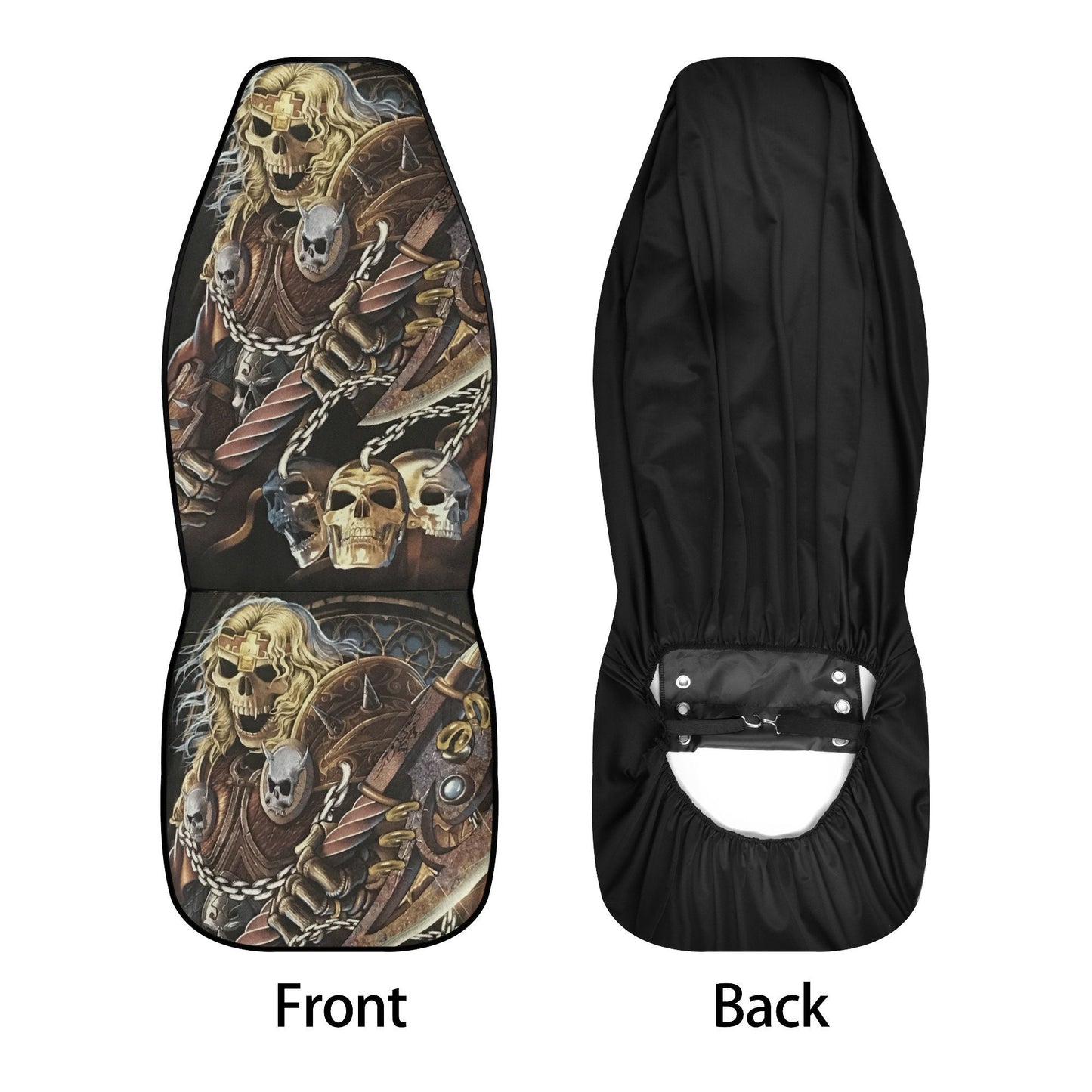 Reaper skull seat cover for car, grim reaper skull Seat Covers mat for car skull seat cover rug mat for car, skeleton skull car seat cover