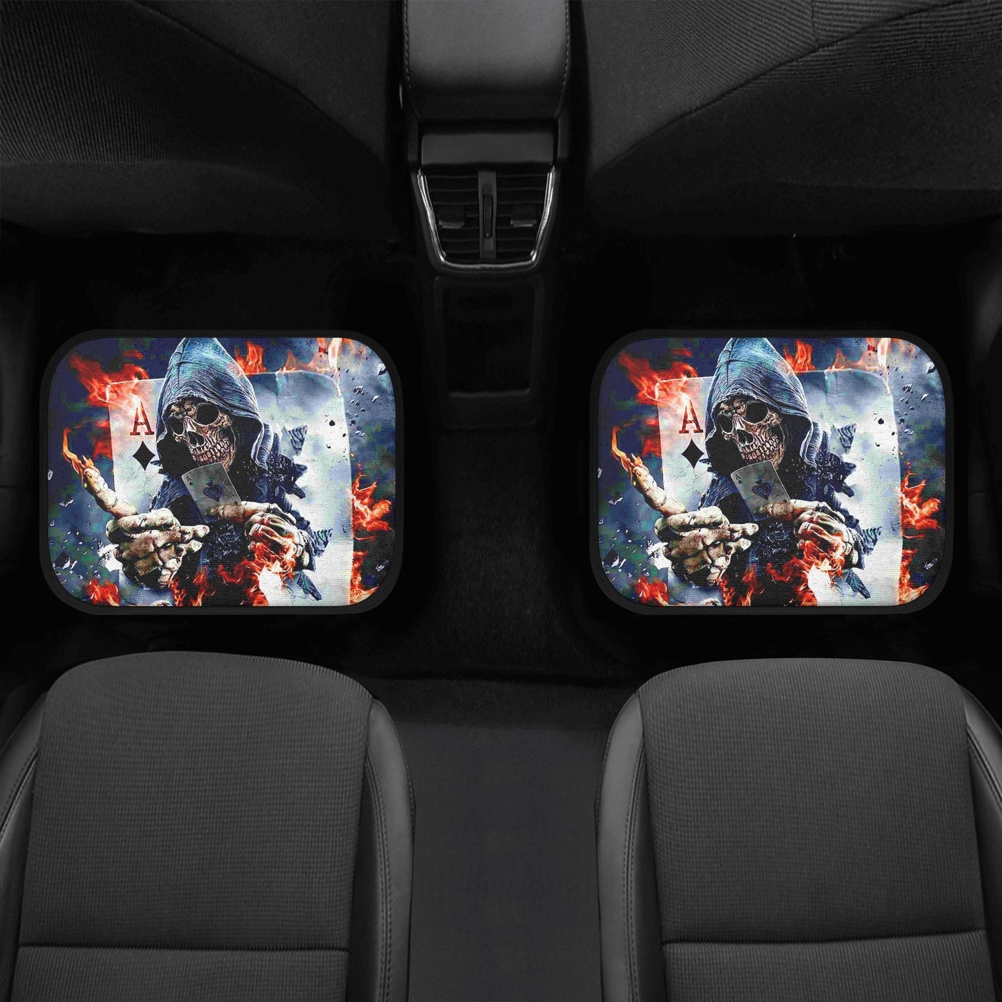 Skull Car Seat Cover car mat Halloween death seat cover mat ghost car seat protector cover Death skull mat skeleton car mat seat protector