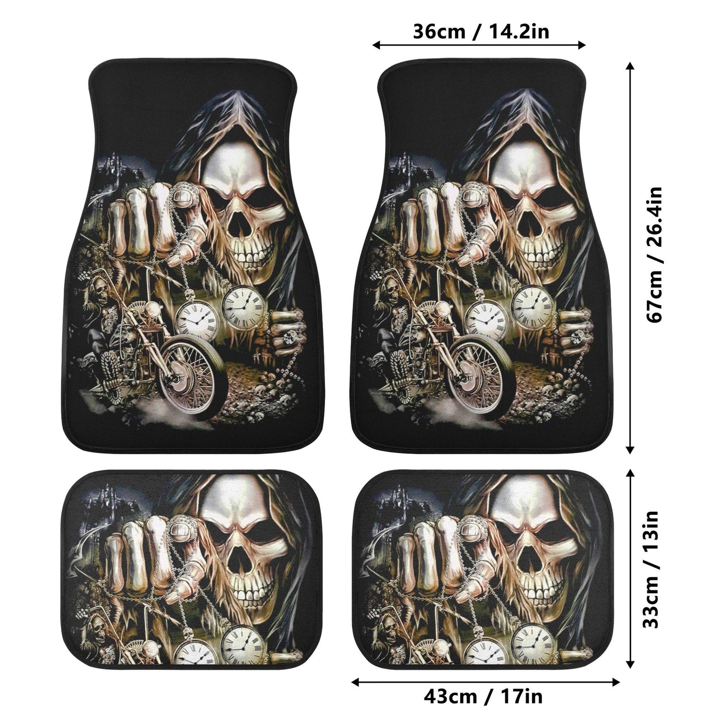 Skull Car Seat Cover car mat Halloween death seat cover mat ghost car seat protector cover Death skull mat skeleton car mat seat protector