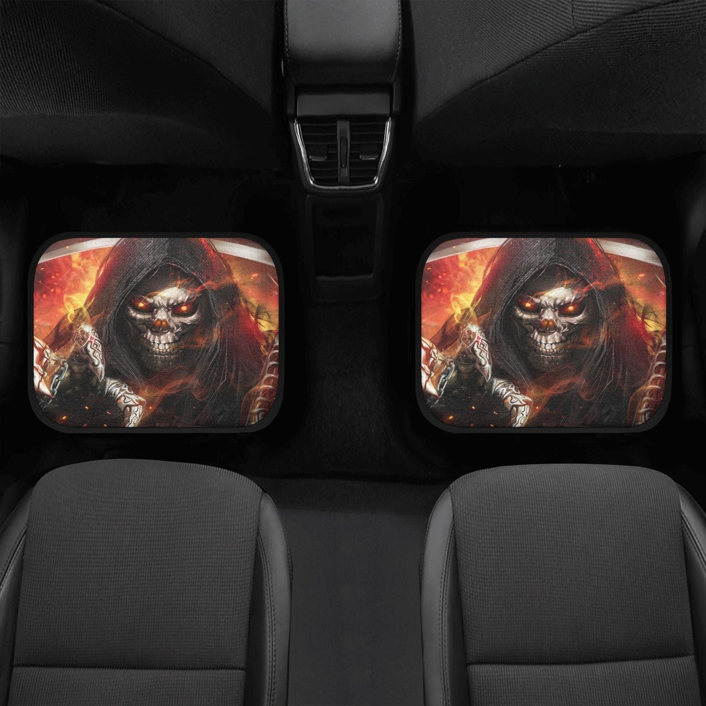 Skull Car Seat Cover car mat Halloween death seat cover mat ghost car seat protector cover Death skull mat skeleton car mat seat protector